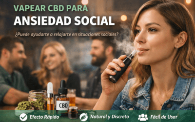 Vapear CBD para la ansiedad social: ¿cómo puede ayudarte y cómo usarlo correctamente?