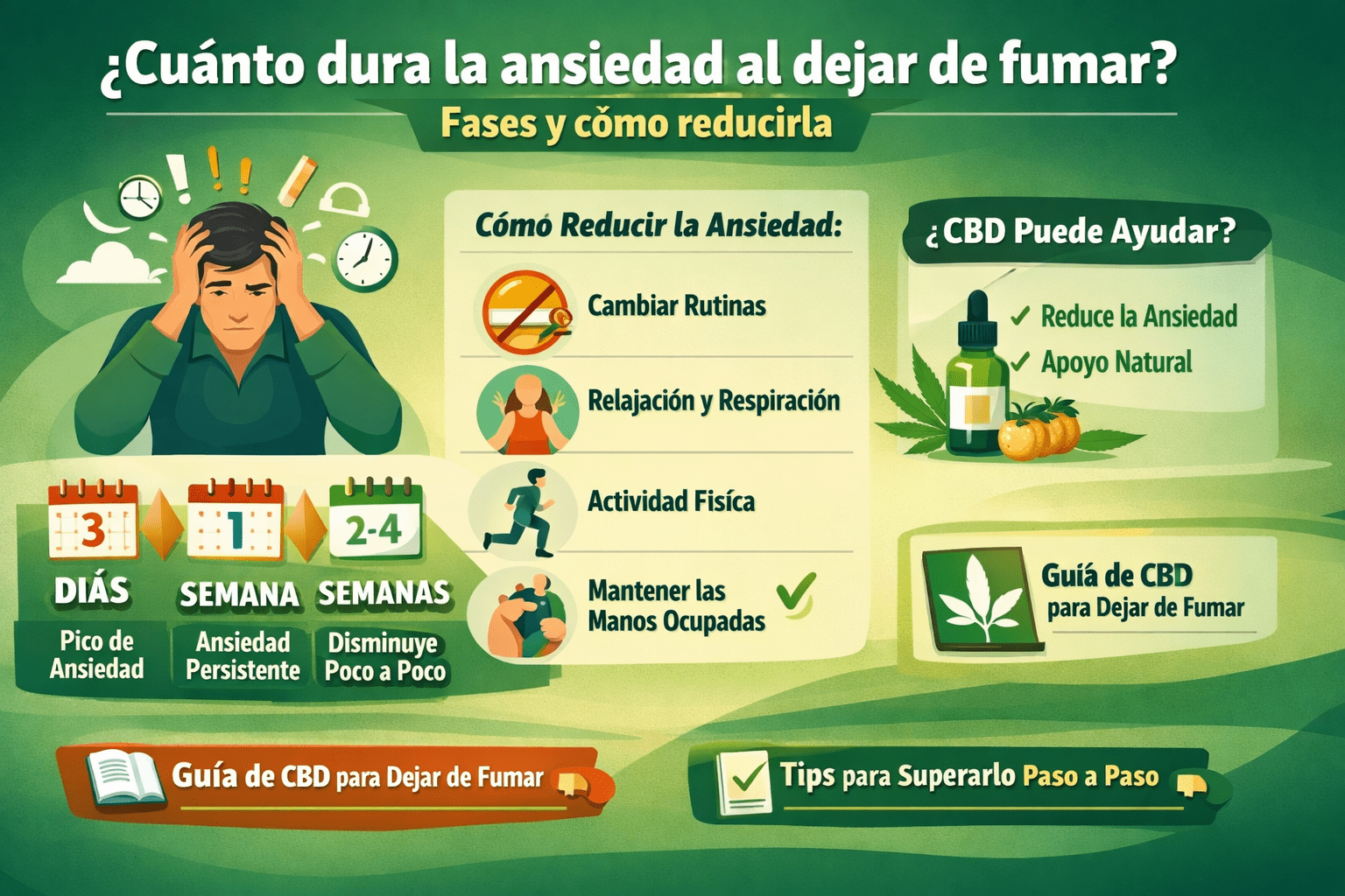 cuanto dura la ansiedad al dejar de fumar fases y como reducirla con cbd