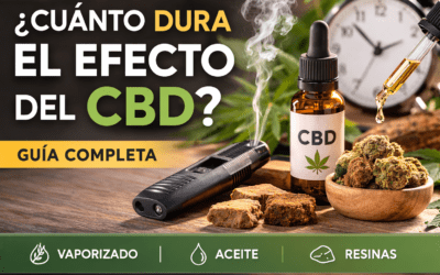¿Cuánto dura el efecto del CBD? Guía completa según el método de consumo