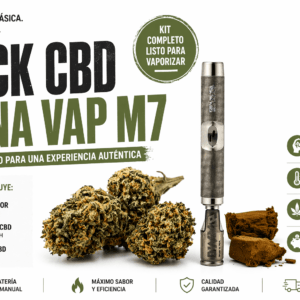 pack cbd dynavap m7 con vaporizador manual flores cbd y hash