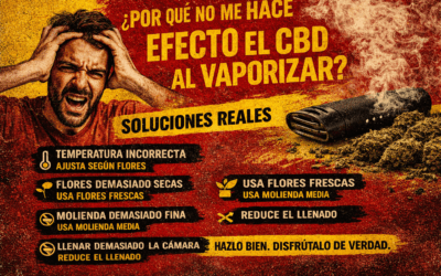 Por qué no me hace efecto el CBD al vaporizar: causas reales y cómo solucionarlo