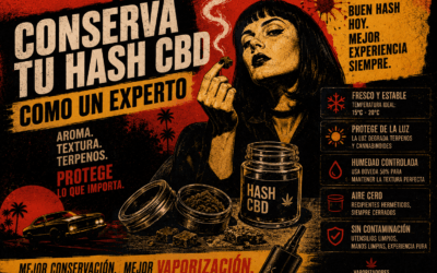 Cómo conservar hash CBD correctamente sin perder aroma, textura ni terpenos