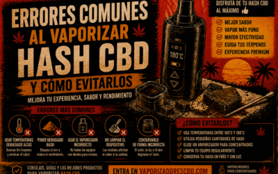 Errores comunes al vaporizar hash CBD y cómo evitarlos