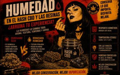 Cómo influye la humedad en el hash CBD y las resinas