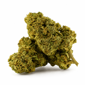 Flor CBD Sweet Leaf premium con cogollos resinosos y aroma intenso