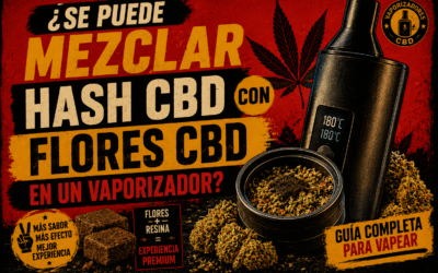 ¿Se puede mezclar hash CBD con flores CBD en un vaporizador?