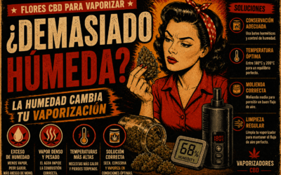 Cómo saber si una flor CBD está demasiado húmeda para vaporizar